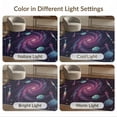 thumbnail image 7 of ODIKA 5'x7' Ultra-Soft Area Rug, Spiral Nebula Comets Planets Orbiting Stars Cosmic Map Galaxy Flowing Dynamic None Washable, Bare feet friendly, Silk-Touch for Bedroom Home office, 7 of 7