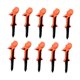 thumbnail image 2 of 10 tees de golf para práctica al aire libre, ligeros, profesionales, resistentes y resistentes al desgaste. Naranja, 2 of 9