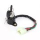 thumbnail image 3 of Interruptor de encendido de motocicleta con cable + 2 llaves para Ehuebsd CB125 CM400 CM450, 3 of 6
