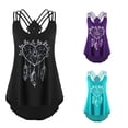 thumbnail image 4 of Minnieouse Mujeres chaleco correa niñas Slim Tanktop banquete elegante camisola playa vacaciones hogar fiesta verano Top ropa Prendas para la parte del cuerpo Negro METRO Minnieouse AP010602-02, 4 of 6