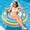 White Rainbow, variant on Livhil Inflatable Pool Float Lounger - River Tube Floating Chair Sofa with Backrest,Pool Floats for Adults (White Rainbow)