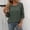Green, variant on Women's New Crew Neck Strip Brushed Solid Color Top Long Sleeve Button Pullover Sweater Mens Heavy Pullover Wool Pullover Men 3/4 Sleeve Sweaters for Women Quarter Zip Womens Cute Sweaters Long