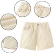 thumbnail image 5 of YTDSCS 1-8TYears Boys Girls Jean Denim Shorts for Kids Baby Soft Summer Girls Shorts Comfort Baby Girls Clothing Elastic Shorts, 5 of 7