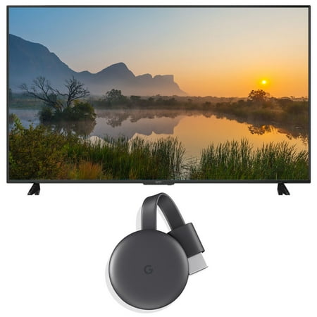 ONN 65" Class 4K LED TV + Google Chromecast (Smart TV Bundle)