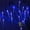 Blue, variant on Solar Icicle Lights, Waterproof 6.5M 30LED Twinkling Ice Cone String Lights, Solar String Lights Outdoor for Garden, Window, Christmas Tree Wedding Decoration, 8 Modes
