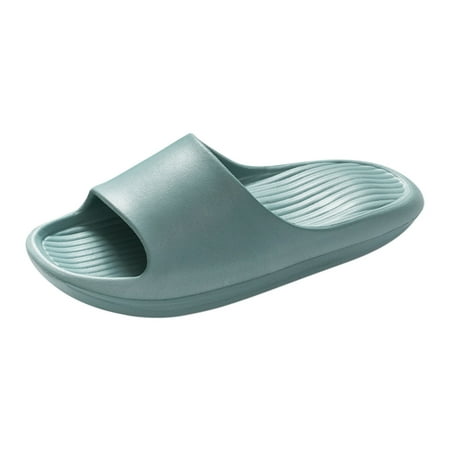 XDDST Shower Shoes Men and Women Slippers Bathroom Home Slippers Solid Color Flat Bottom Home Sandals