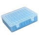 thumbnail image 4 of Caja de almacenamiento de joyería transparente, estuche de almacenamiento de joyería, 30 compartimentos, práctico con tapa, contenedor de cuentas para Azul, 4 of 9