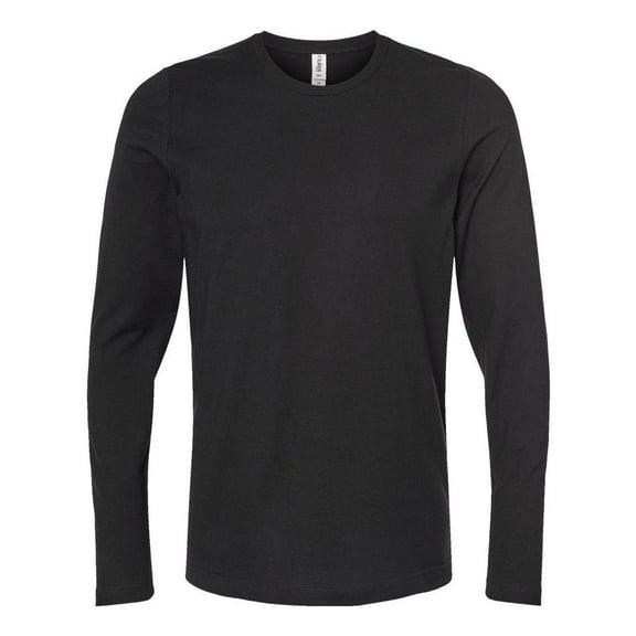 Tultex - Unisex Premium Cotton Long Sleeve T-Shirt - 591 - Black - Size: S