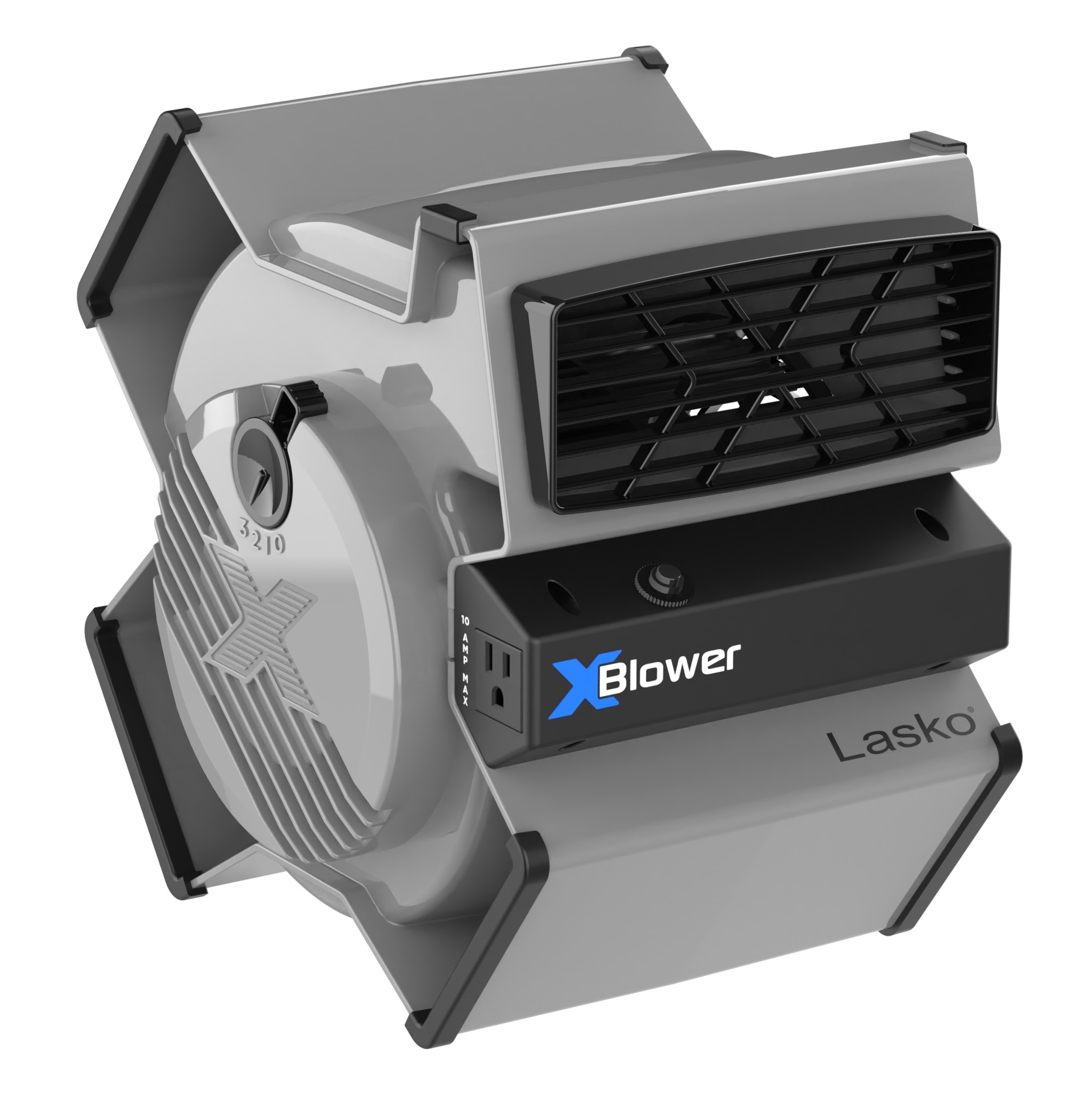 Lasko XBlower 6 Position Blower Fan with Accessory Outlet and USB