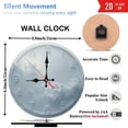 thumbnail image 3 of Cloud Wall Clock with Minimalist Design for Home Decor 10-Inch Silent Wooden Wall Clock, Battery Operated (AA Batteries Not Included), Artistic Home Decor, 3 of 7