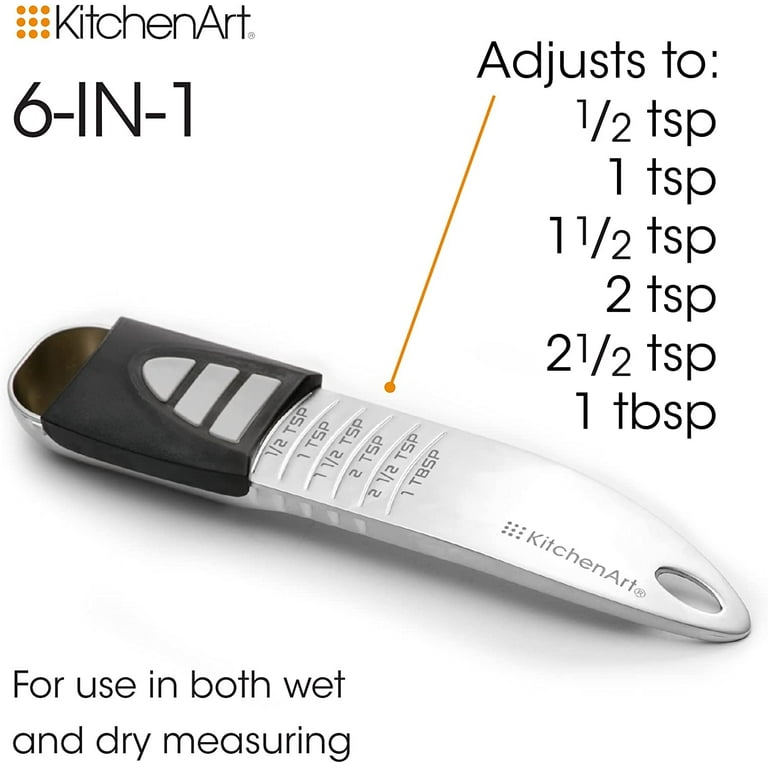 Adjust-A-Tablespoon (Silver), KitchenArt