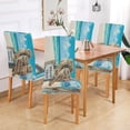thumbnail image 7 of BZSMCE Chairs Slipcovers Dining Chair Covers Owls Stand Signboard by The Sea Creative Pattern, 7 of 7