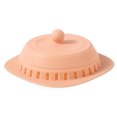 thumbnail image 3 of Matsuzay Tapón para el cabello del fregadero Silicona 2 en 1 Lavabo Bañera Colador Baño Cocina Piso Alcantarillado Cubierta de drenaje, Rosa Type3 NO3, 3 of 6