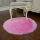thumbnail image 3 of Alfombra artificial de 2 piezas Alfombra de piso esponjoso Cojín de asiento de silla Gloria Alfombra de piel de oveja artificial, 3 of 9