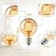 thumbnail image 2 of JKWG E27 Bombilla Vintage Lámpara Edison Retro LED Bombilla Vintage G80 Decorativa 4W Bombillas Antiguas Luz Blanca Cálida Ideal para Iluminación Nostálgica en Restaurante Hogar Café Bar Paquete de 2, 2 of 5