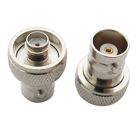 10-Pack SMA Female To BNC Female RF Adapter - For BaoFeng UV-5R, Two-Way Radio, Antenna (50 Ohm)