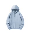 thumbnail image 1 of Pull en Coton Hip-Hop Printemps et Automne Col Rond Épaule Manches Longues Chemise Nue, 1 of 4