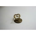 thumbnail image 3 of 10K Solid Yellow Gold Heart Frame Ring, 3 of 4