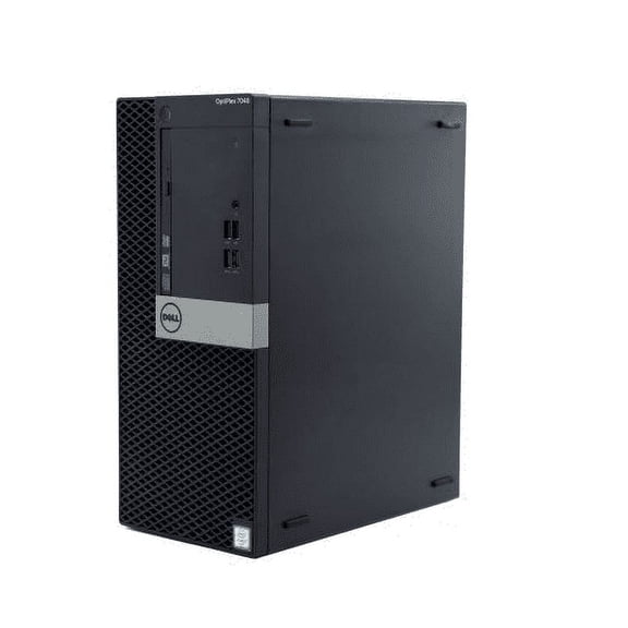 Used - Dell OptiPlex 7040, MT, Intel Core i7-6700 @ 3.40 GHz, 16GB DDR4, 500GB HDD, DVD-RW, Windows 10 Pro 64