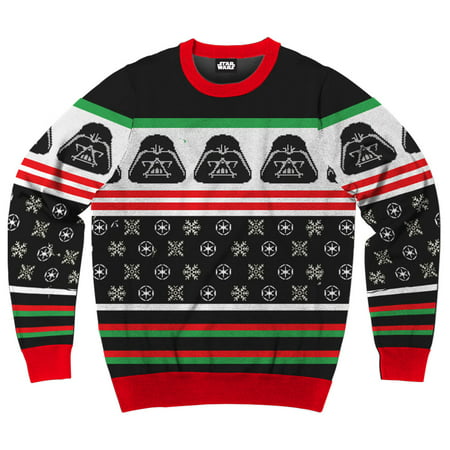 Men's Disney Star Wars Darth Vader Ugly Sweater Christmas Sweatshirt