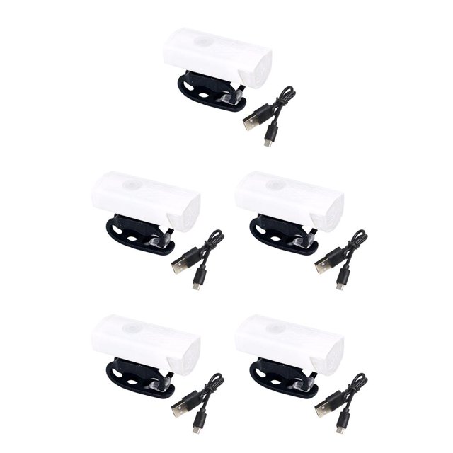 Eigraketly Nuevo bicicleta luces traseras delanteras bicicleta de montaña noche ciclismo faro USB LED advertencia de seguridad luz trasera accesorios Type5 NO5 Eigraketly CBP102125