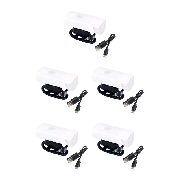 Greeniant Nuevo bicicleta luces traseras delanteras bicicleta de montaña noche ciclismo faro USB LED advertencia de seguridad luz trasera accesorios Type5 NO5 Greeniant CBP102125