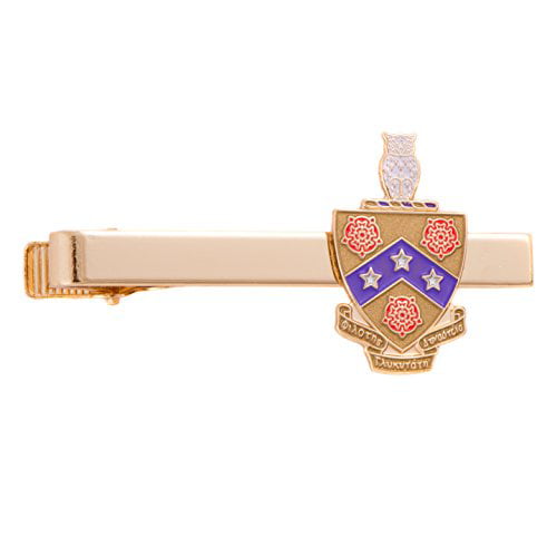 Brand New Delta Sigma Phi Gold Color Crest Tie Bar/Clip 