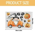 thumbnail image 2 of Guopo 8 Sheets Halloween Window Stickers Evil Pumpkin Bat Reusable Window Decals For Halloween Autumn Glass Decoration, 2 of 7