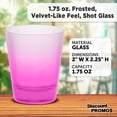 thumbnail image 4 of Shot Glasses with Frosted Glass 1.75 oz. Set of 12, Bulk Pack - Great for Weddings, Birthdays, Parties, Indoor & Outdoor Events - Pink, 4 of 5