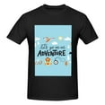 thumbnail image 4 of Bingfone Let'S Go On An Adventure Men'S Loose Fit Short-Sleeve Pocket T-Shirt, 4 of 7