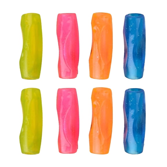 CCOCC Pencil Rubber for Handwriting,Ergonomic Pen Writing Grip Assorted Colors