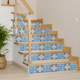 thumbnail image 5 of Mi Alma Floral Blue Yellow Tile Stickers - Removable Vinyl 4x4, 24 pcs, 5 of 11