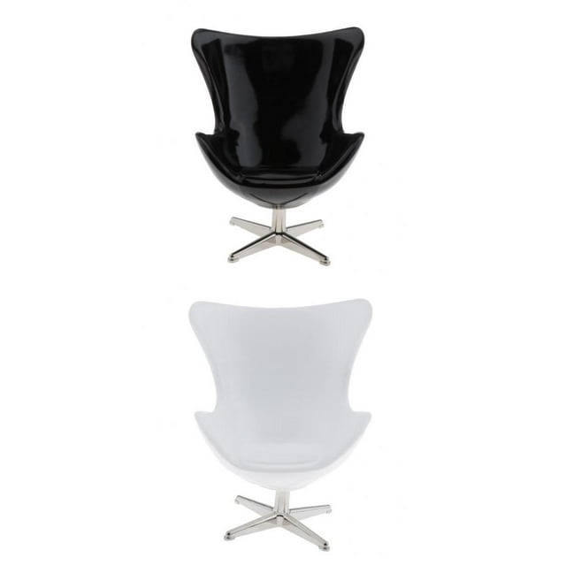 Mini silla giratoria de 360 grados para muebles de 1/6, moderno de moda, hogar, juguete de simulación