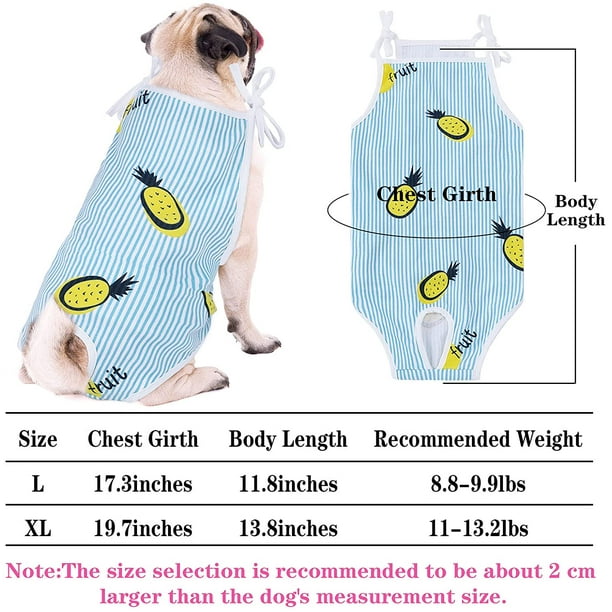 2 Pieces Dog Diapers Female Dog Cute Stripe Sanitary Pantie with