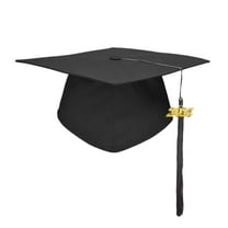 geerera Unisex Matte Graduation Cap with 2025 Tassel for High School & Bachelor, Graduation Ceremony Party Photo Props