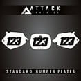 thumbnail image 2 of Attack Graphics Number Plate Backgrounds for Yamaha YZ250 1999, 2 of 2
