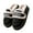 Black, variant on Brown Women'S Winter Home Slippers Letter Print Soft Thick Sole Height Increasing Anti-Slip Indoor Outdoor Warm Shoes