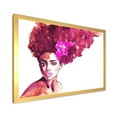 thumbnail image 2 of Designart 'Portrait of Afro American Woman VI' Modern Framed Art Print, 2 of 4
