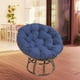 thumbnail image 5 of Cojín para asiento de Patio de 60x60cm, almohadillas para silla, almohadillas redondas lavables extraíbles para silla, cojín de repuesto para asiento, Azul, 5 of 8