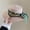 Green, variant on Sun Straw Fedora Beach Hat, Fine Braid UPF50+ for Unisex