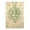 Green/Polyester, variant on EORC Green Machine-made Polyester Traditional Distressed Bohemian Moderno Medallion Rug, 4' 4 x 6' 3-Color:Green,Material:Polyester