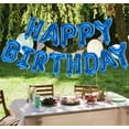 thumbnail image 4 of 16 Inch Blue Happy Birthday Balloons Banner Foil Letters Balloons for Birthday Decorations Party Supplies, 4 of 4