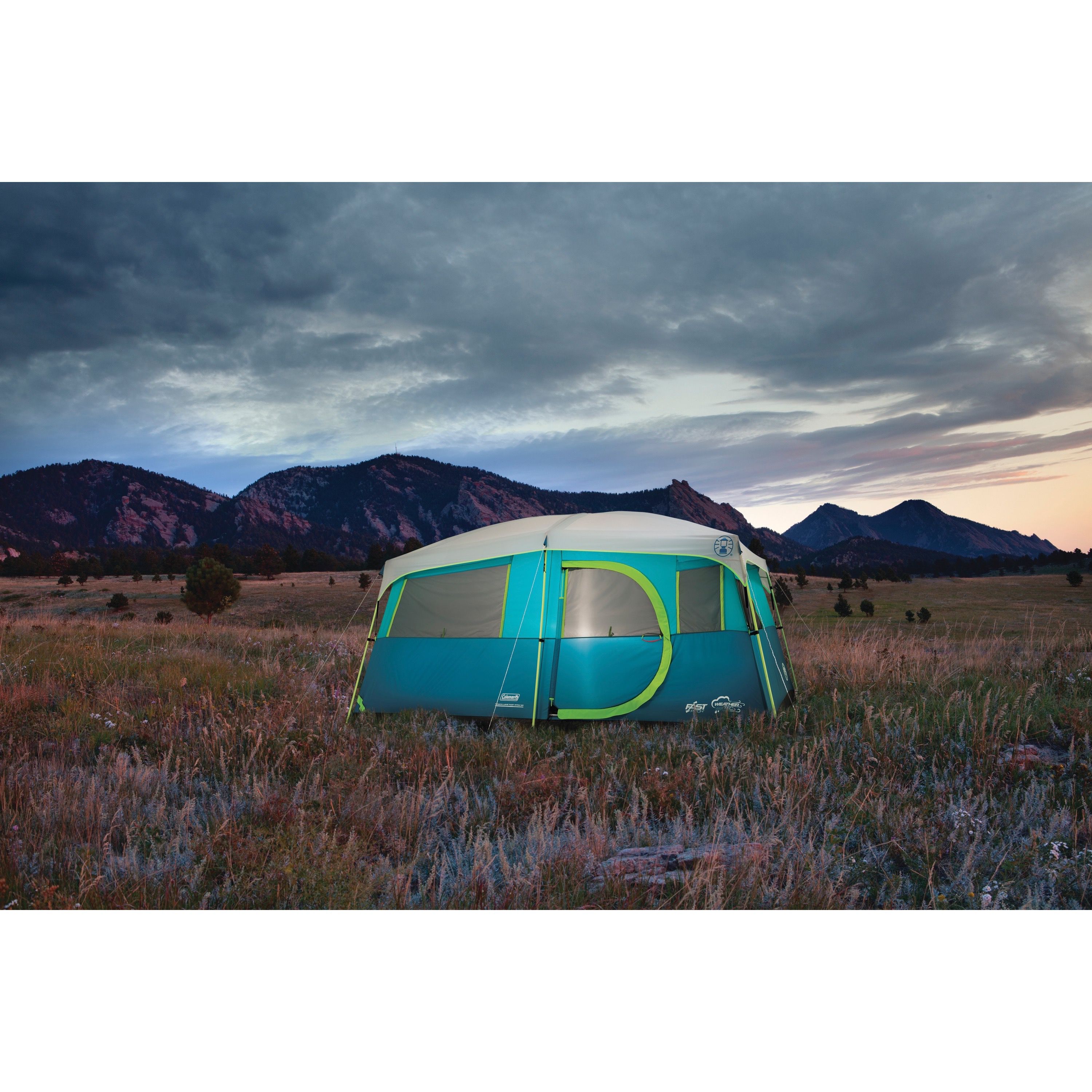 Coleman® 8-Person Tenaya Lake™ Fast Pitch™ Cabin Camping Tent with Closet, Light Blue - image 10 of 11