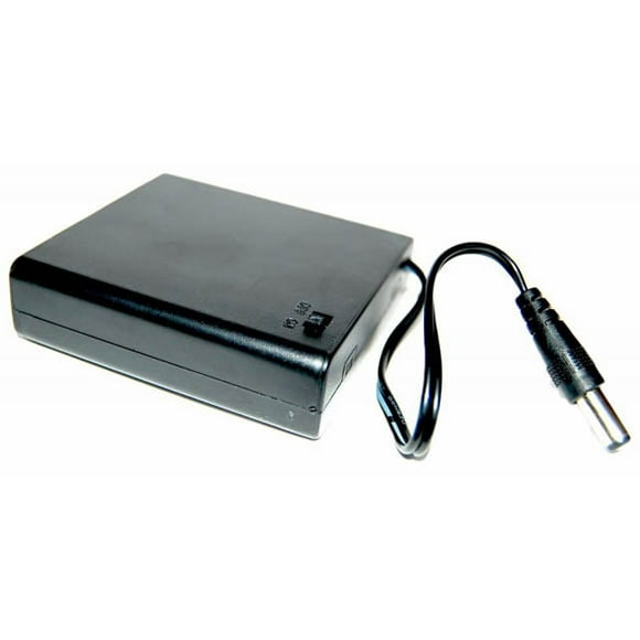 LS-00013 - Support de Batterie AAX4 avec Prise 2.1mm C+ et Couvercle