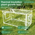 thumbnail image 2 of EIGTHTAIL Detachable Mini Greenhouse Indoor/Outdoor  Durable PVC Pipe Frame and PE Film Cover  20x16x16 Inch Small Greenhouse for Plants  Portable Plant Protector, 2 of 11