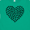 thumbnail image 4 of Inktastic Heart Made Of Paws, Dog Paws, Puppy Paws - Black Boys or Girls Toddler T-Shirt, 4 of 5