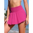 thumbnail image 4 of Anwell Womens High Waisted Swim Skirt Shorts Quick Dry Swimsuit Bottoms with Built-in Shorts, 4 of 8