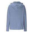 thumbnail image 4 of Sun Protection Hoodie for Womens Summer Front Zipper UPF 50+ Long Sleeve UV Spf Tee Shirts with Pockets Rash Guard Sun-Protective Clothing Quick Dry Athletic Stretch Shirts with Thumb Holes, 4 of 6