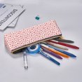 thumbnail image 5 of Naloa Hearts Print Leather Pencil Case - Portable Big Capacity Pencil Pouch Organizer Bag Stationery Bag for Work & Office Pencil Pen Case, 5 of 5