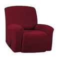 thumbnail image 3 of DOLITY Housses Extensibles pour Fauteuil Inclinable avec la Plupart des Fauteuils Inclinables Rouge, 3 of 9